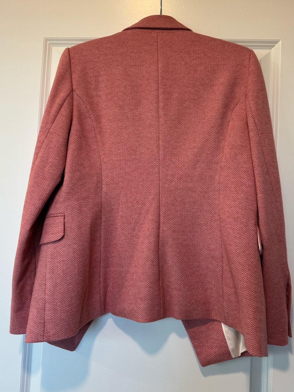 White House Black Market Pink Double-Breasted Blazer - Picture 4 of 8